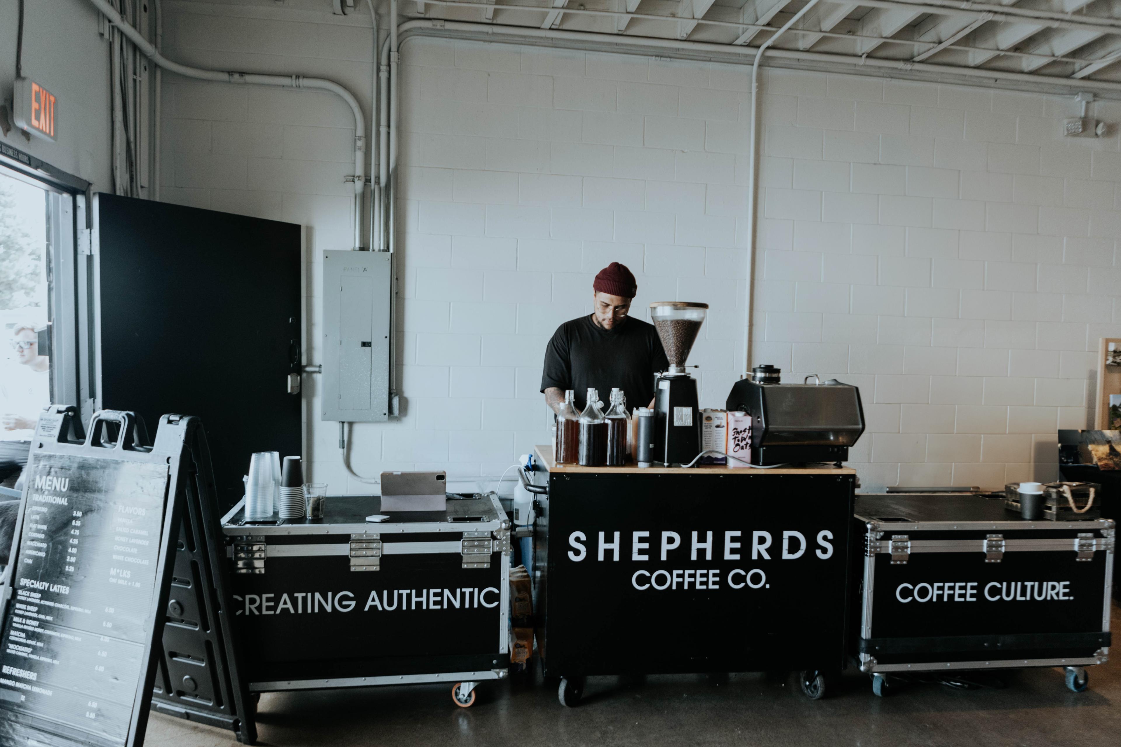 Espresso Catering by Shepherds Coffee Co. — Full-service espresso bar for San Diego events