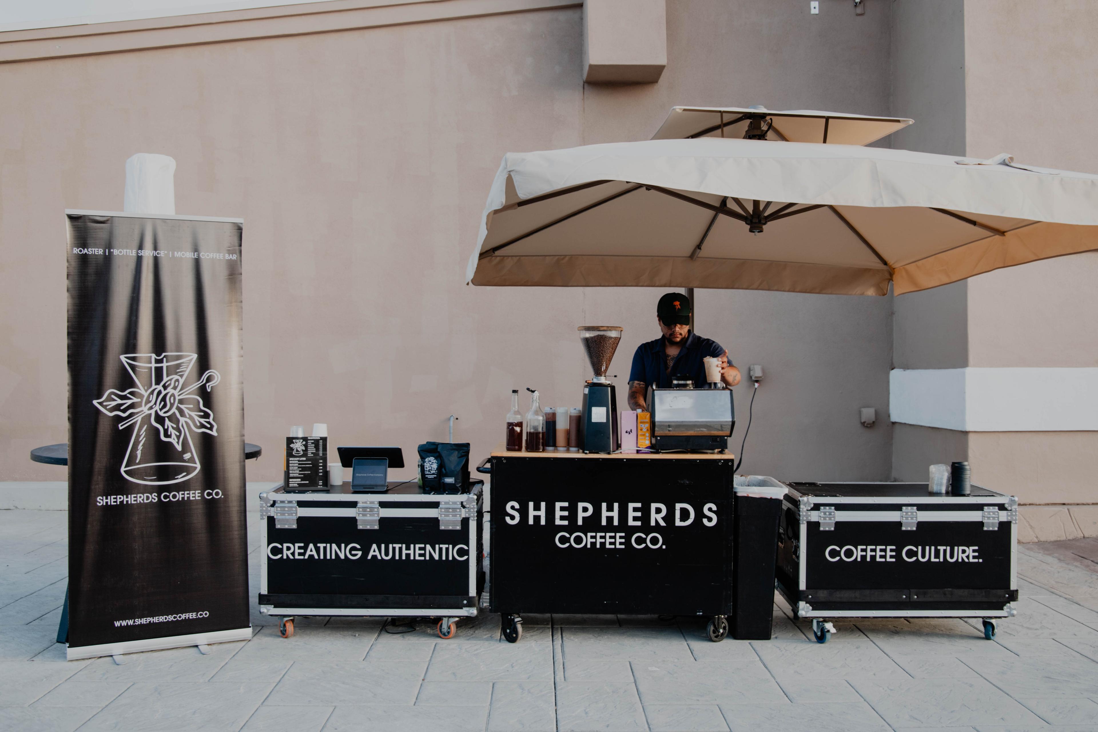Shepherds Coffee Co. mobile coffee bar at a San Diego event — 12